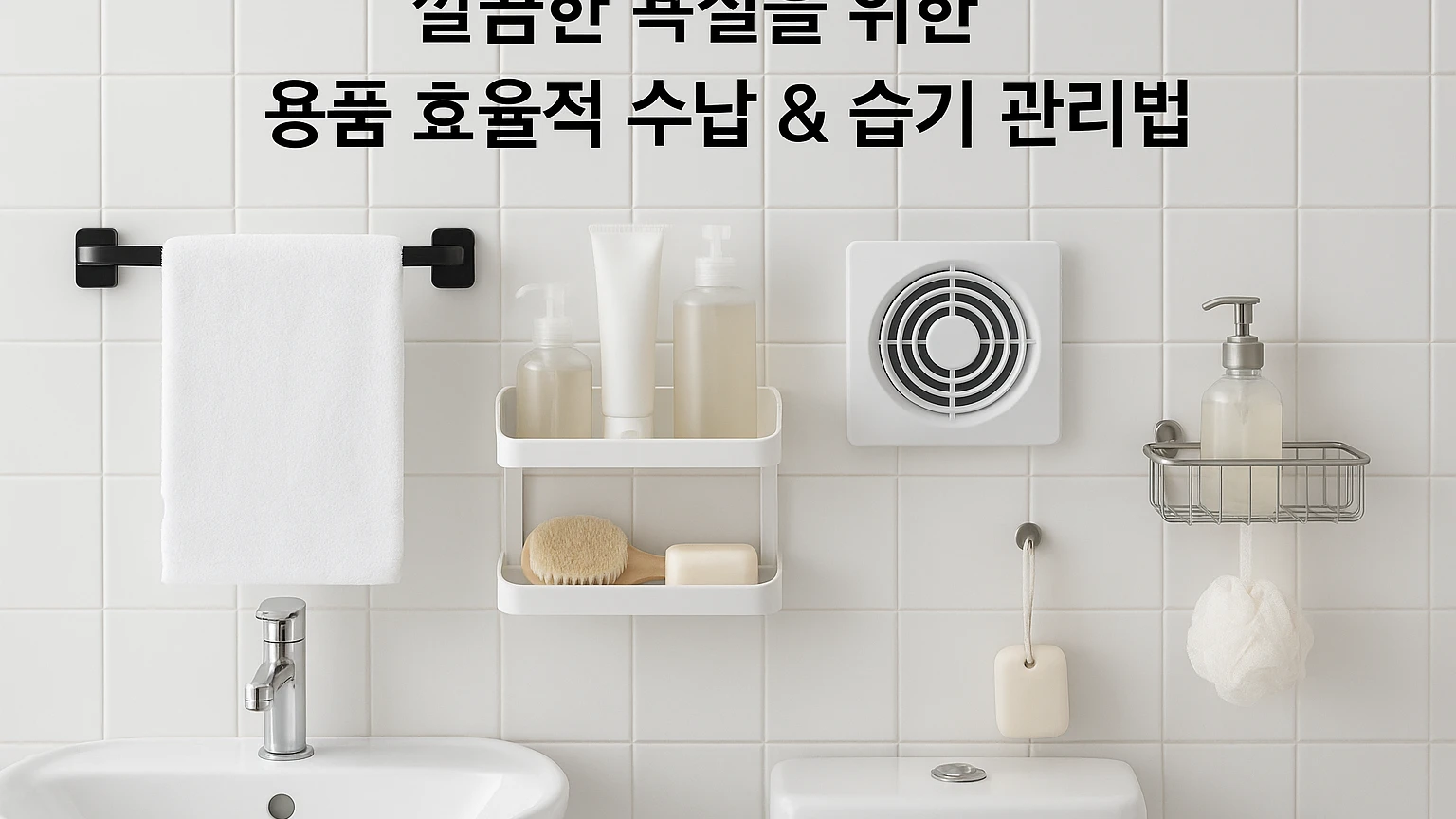 욕실 정리의