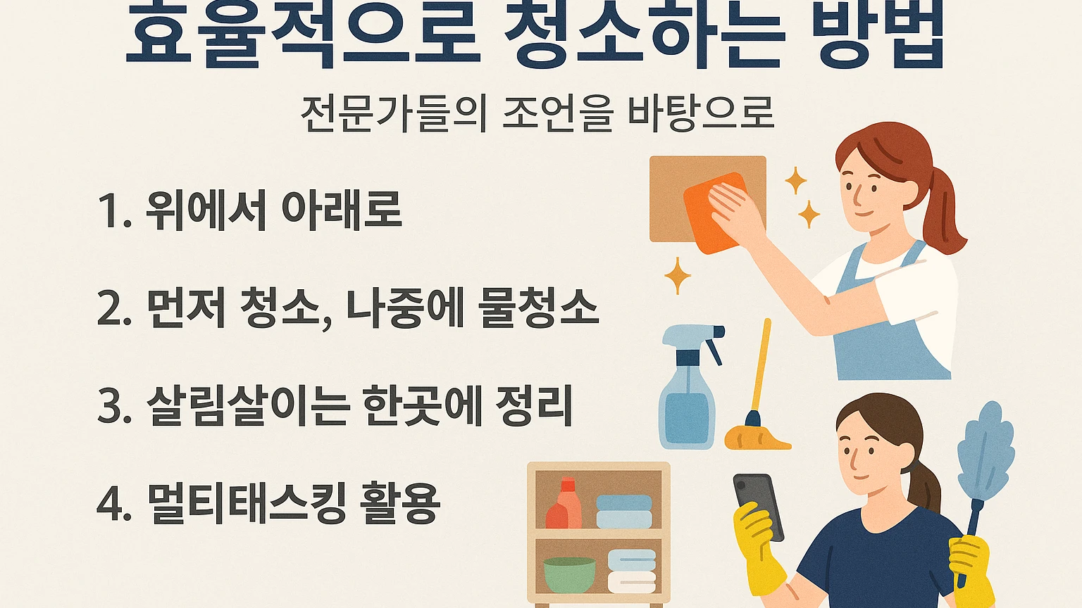 효율적인 청소