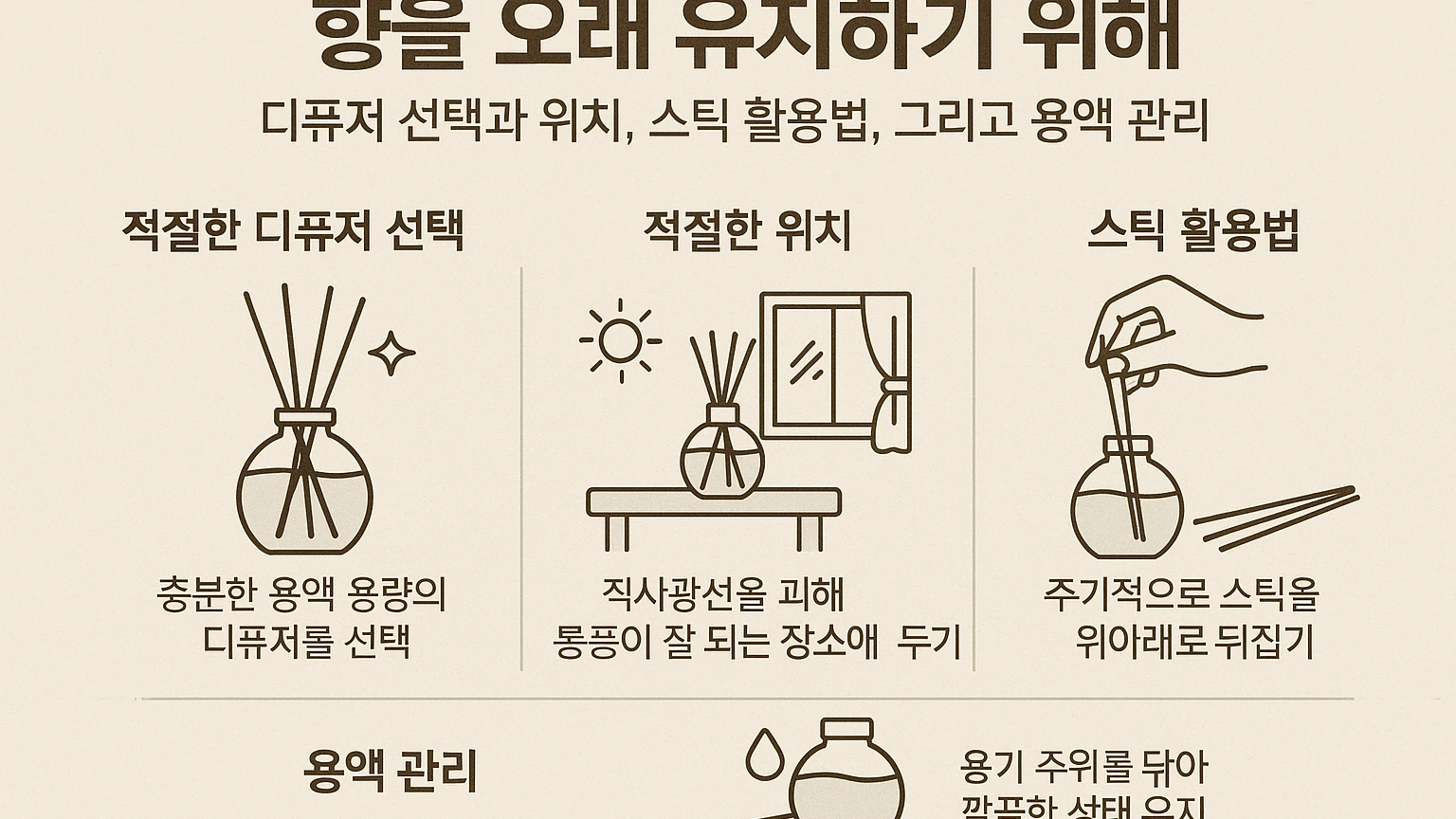 디퓨저 사용법
